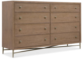 Sonnet Eight-Drawer Dresser - Dark Gray / Light Brown by Hooker Furniture - View 1