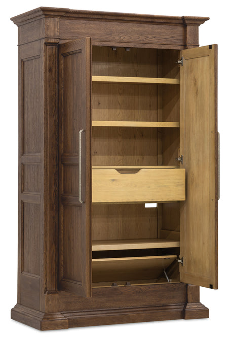 Driftwood Wardrobe Worn Saddle - Dark Brown by Hooker Furniture - View 2
