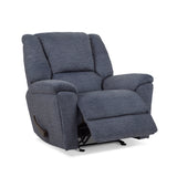 Plush Transitional Fabric Gliding Recliner | Flexsteel