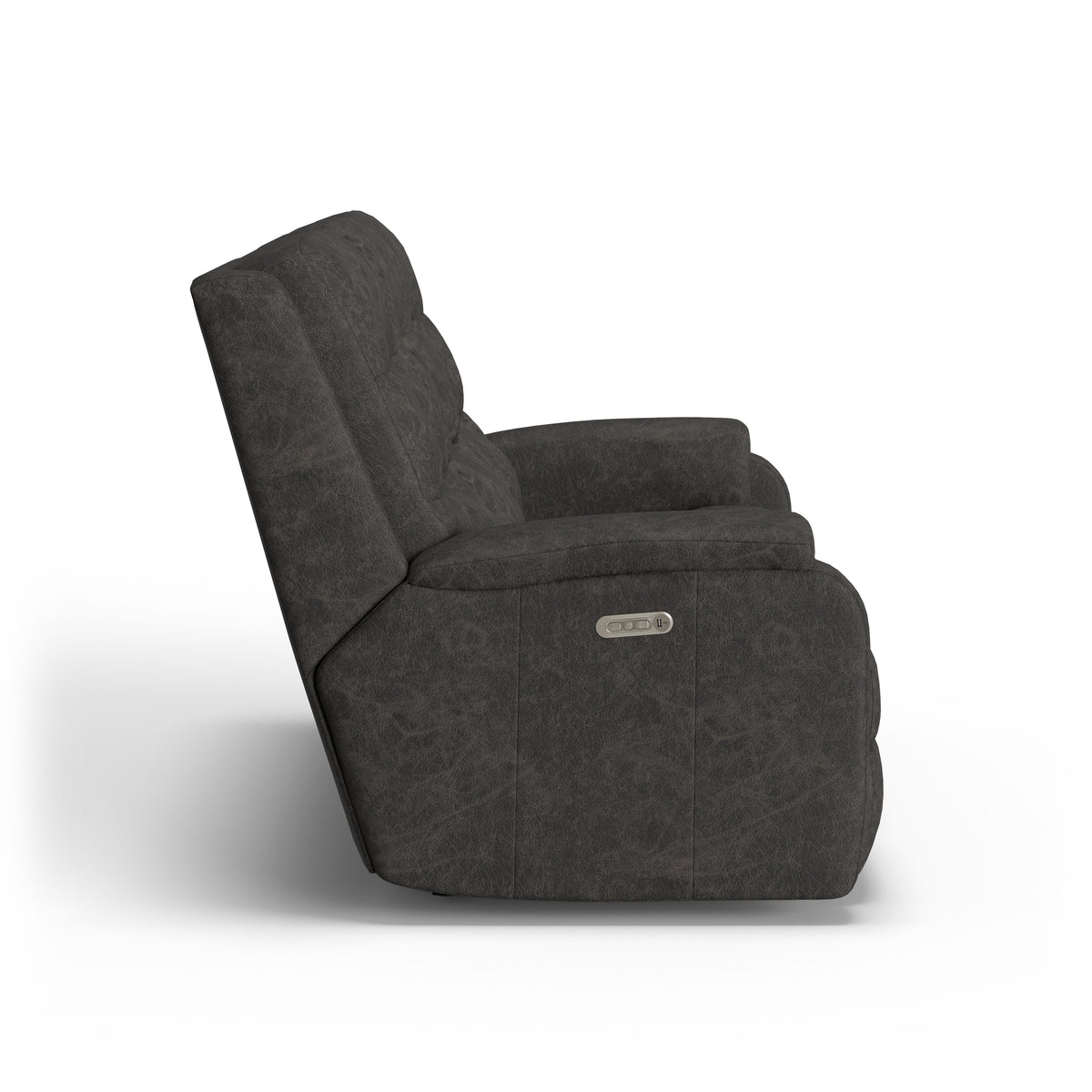 Arlo Transitional Leather Power Reclining Sofa, Power Headrests | Flexsteel