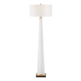 Rosin Floor Lamp - White by Uttermost - View 7