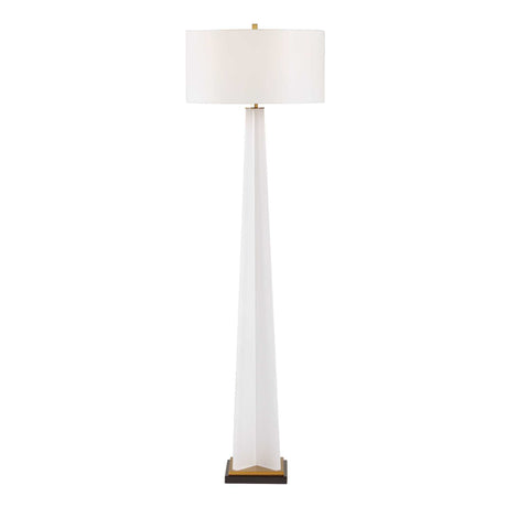 Rosin Floor Lamp - White by Uttermost - View 7