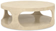 Archives Round Coffee Table Alabaster - Beige by Hooker Furniture - View 1