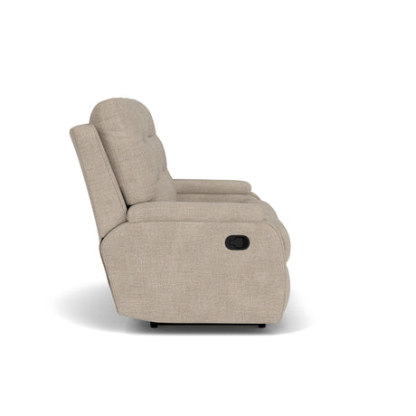 Kerrie Transitional Fabric Reclining Loveseat | Flexsteel