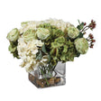 Cecily Hydrangea Bouquet - Green / White by Uttermost - View 1