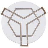 Melange Grove Round End Table - Dark Brown / Bronze by Hooker Furniture - View 3