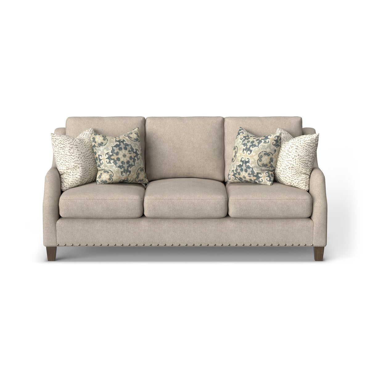 Gianna Fabric Sofa With Nailhead Trim | Flexsteel