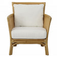 Pacific Rattan Armchair - Beige by Uttermost - View 1