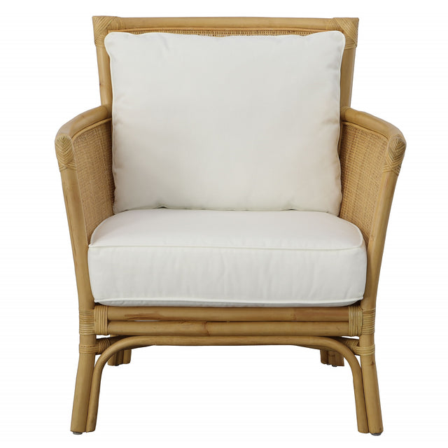 Pacific Rattan Armchair - Beige by Uttermost - View 1