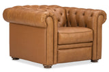 Glover Power Recliner With Power Headrest - Light Brown by Hooker Furniture - View 2