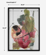 Euphoria Abstract Art Print - Pink / Green by Uttermost - View 8