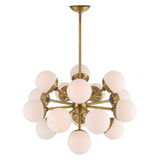 Droplet 16 Light Sputnik Chandelier - Yellow by Uttermost - View 10