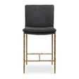 Ascend Counter Stool Charcoal - Black / Gold by Uttermost - View 1