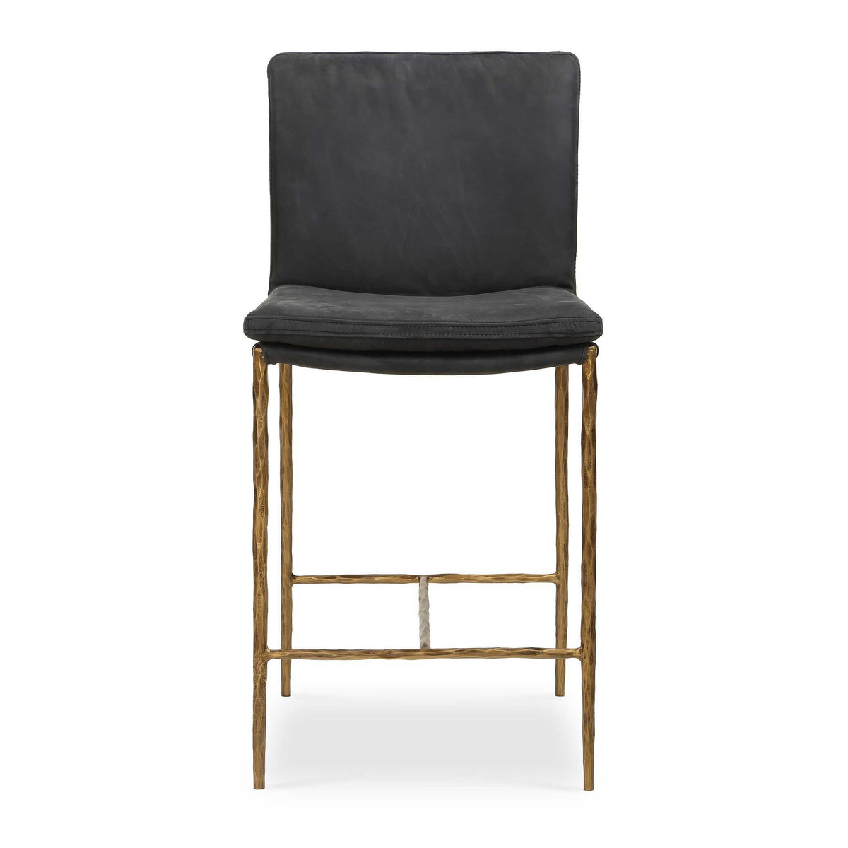 Ascend Counter Stool Charcoal - Black / Gold by Uttermost - View 1