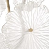 Glass Garden Table Sculpture Gold / White - White / Gold by Uttermost - View 8