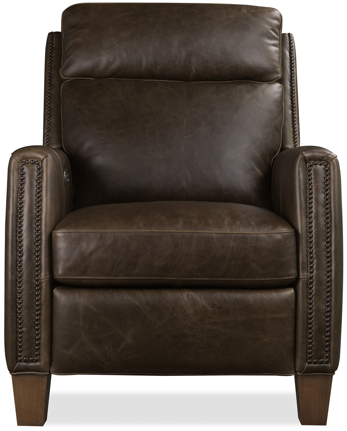 Jacklyn Power Recliner With Pop-Up Headrest - Dark Brown by Hooker Furniture - View 6