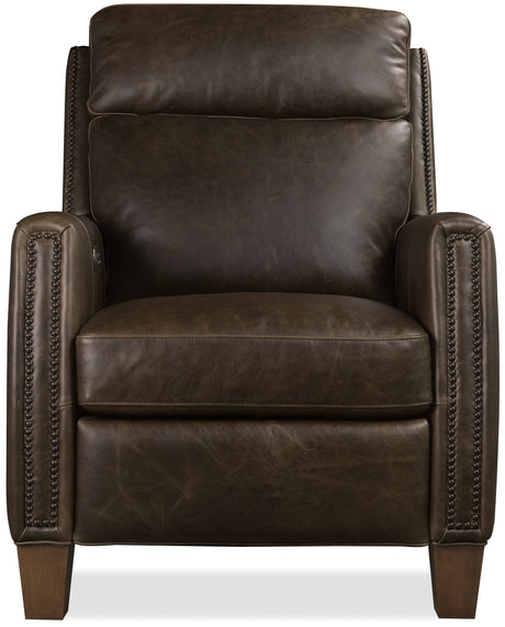 Jacklyn Power Recliner With Pop-Up Headrest - Dark Brown by Hooker Furniture - View 6