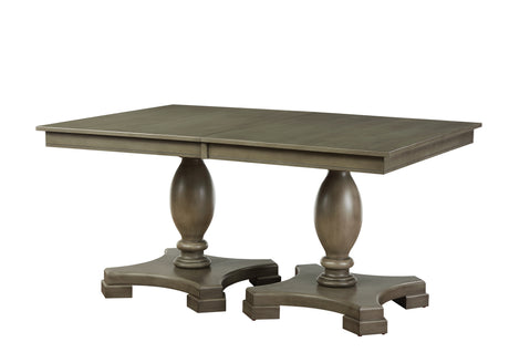 Waylon Gray Oak Finish 7PCs Dining Room Set - sold by Home Elegance USA