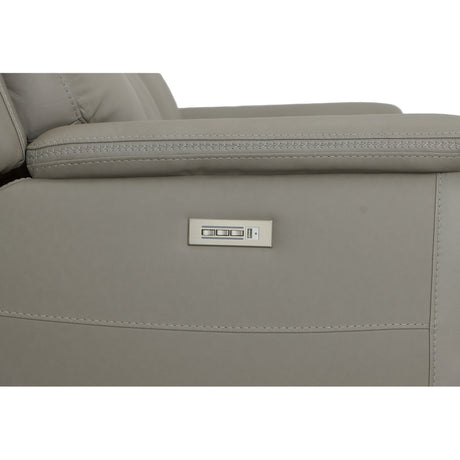 Sawyer Power Reclining Sofa With Power Headrests & Lumbar - Gray | Flexsteel