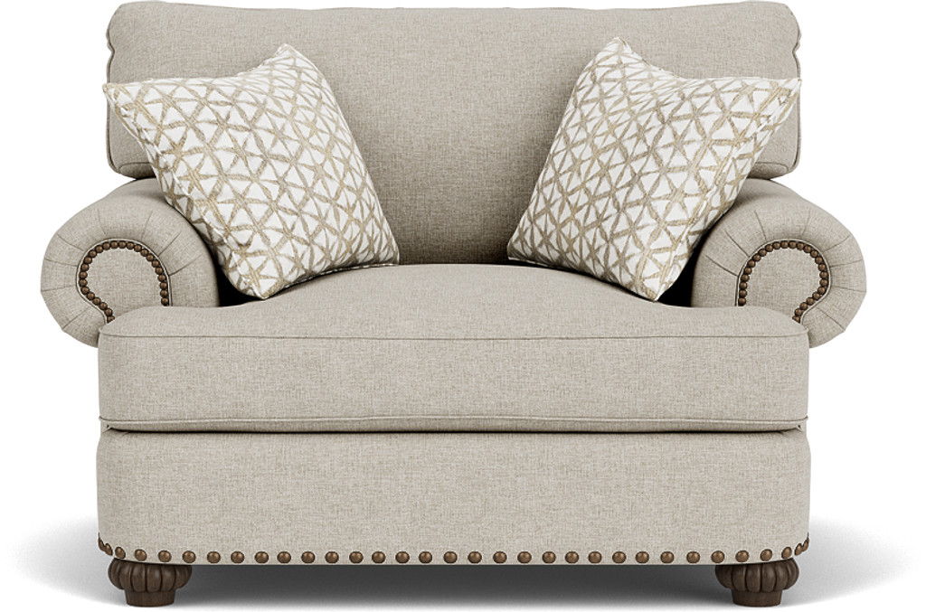 Patterson Fabric Chair, Nailhead Trim | Flexsteel