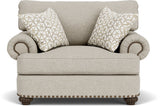 Patterson Fabric Chair, Nailhead Trim | Flexsteel