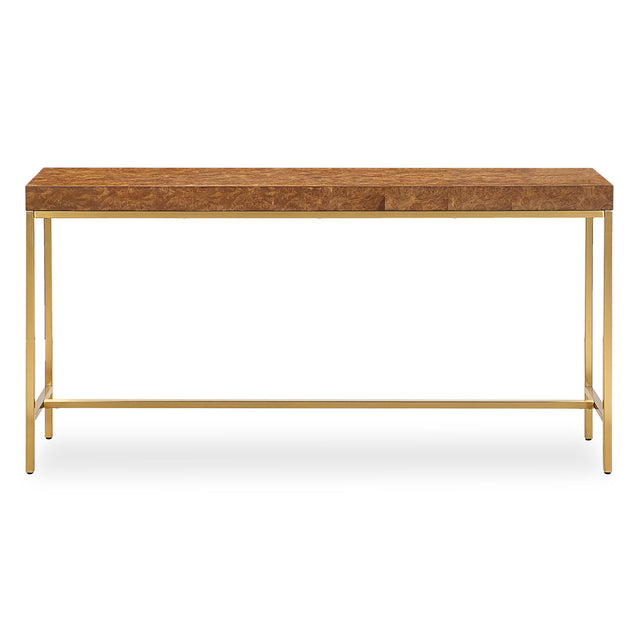 Moran Burl Console Table - Light Brown by Uttermost - View 1