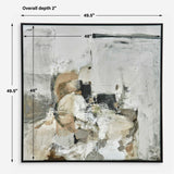 Solace I Abstract Art On Canvas - Gray by Uttermost - View 7