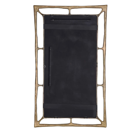 Felix Rectangle Mirror Brass - Bronze by Uttermost - View 6