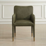 Conifer Pine Dining Armchair - Dark Green by Uttermost - View 2