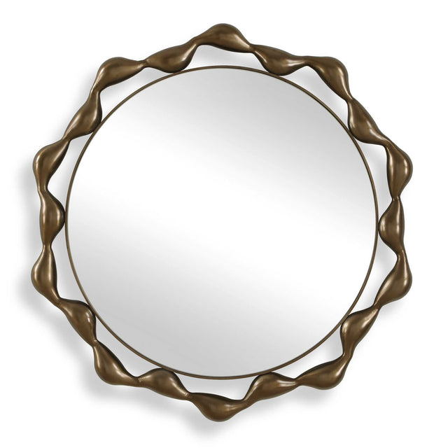 Remolino Round Mirror - Bronze by Uttermost - View 1
