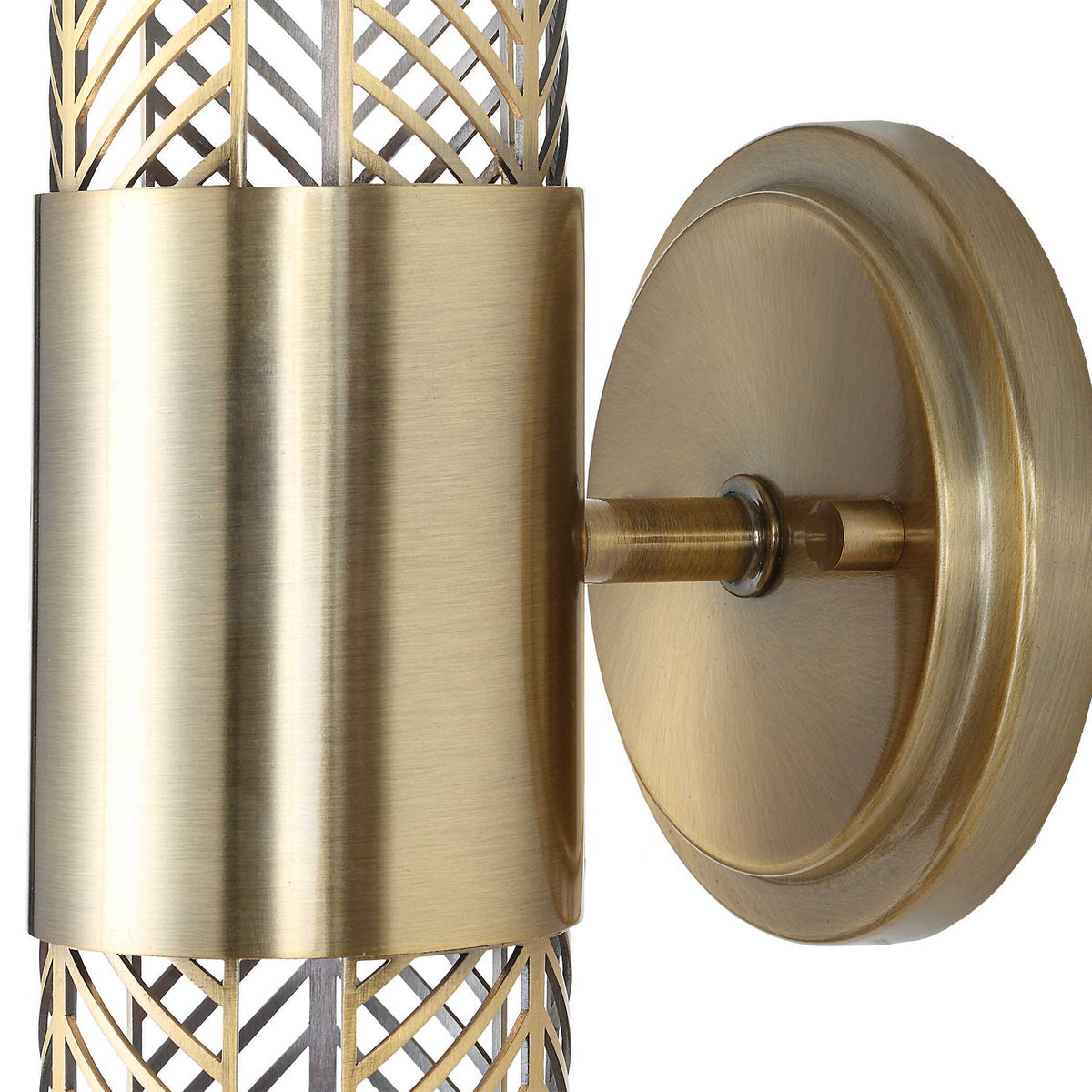 Cret 2 Light LED Brass Sconce - Bronze by Uttermost - View 7