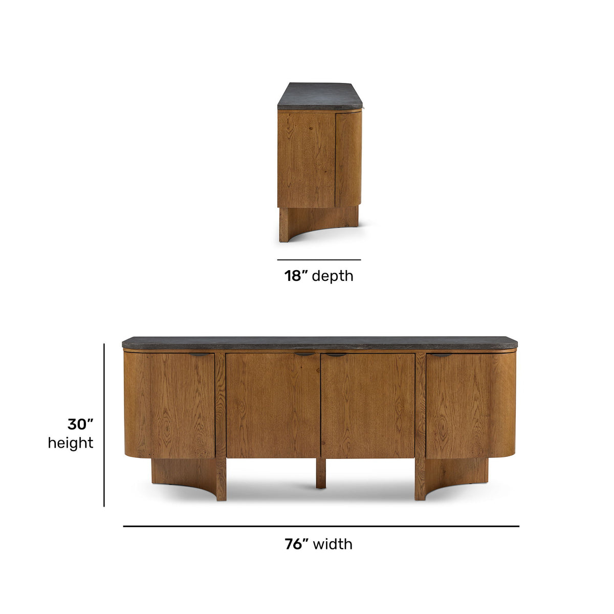 Eclipse Entertainment Base - Dark Gray / Light Brown | Flexsteel