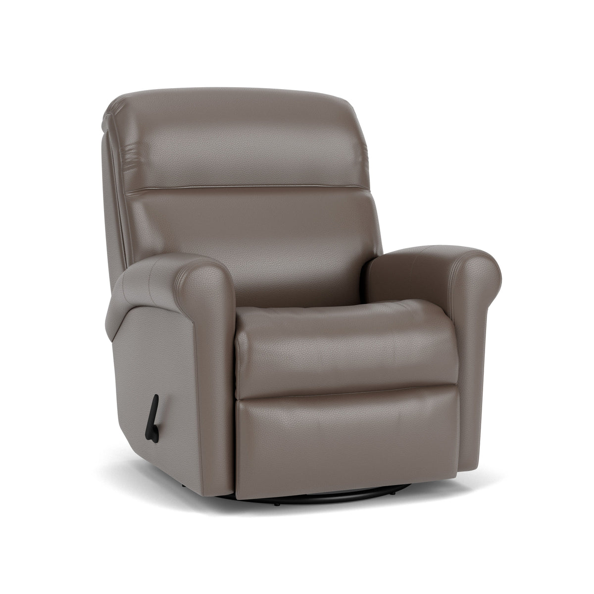 Davis Traditional Leather Swivel Gliding Recliner | Flexsteel