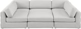 Beckham - Modular Sectional 6 Piece - Beige - Fabric | Home Elegance USA