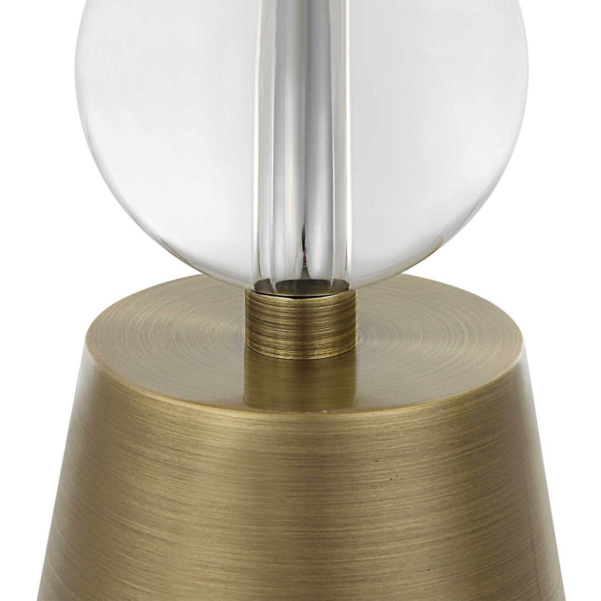Annily Crystal Table Lamp Brass - Yellow by Uttermost - View 7