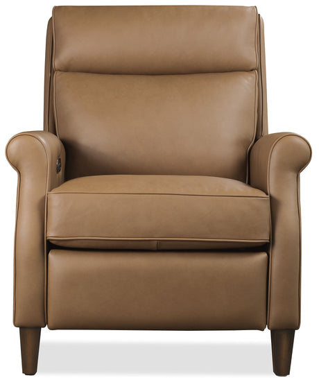 Randall Power Recliner With Pop-Up Headrest - Dark Brown by Hooker Furniture - View 6