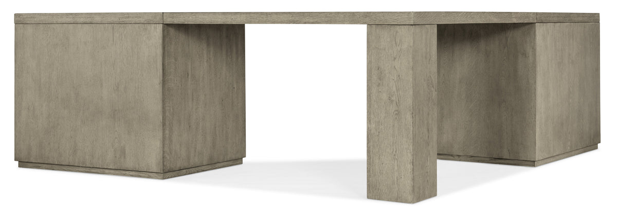 Linville Falls Corner Desk With Lateral File Cabinet And Open Desk Cabinet - Gray by Hooker Furniture - View 2