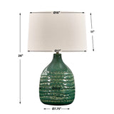 Breya Glaze Table Lamp - Green by Uttermost - View 7