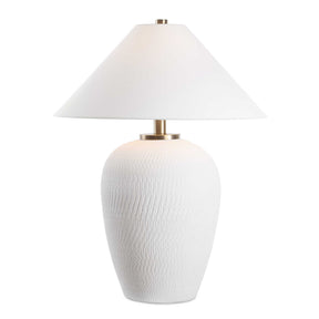 Merriton Matt White Table Lamp by Uttermost - View 1