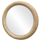 Mariner Round Mirror - Light Brown by Uttermost - View 4