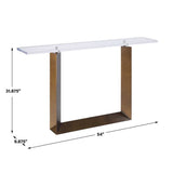 McElroy Modern Console Table - Bronze by Uttermost - View 8