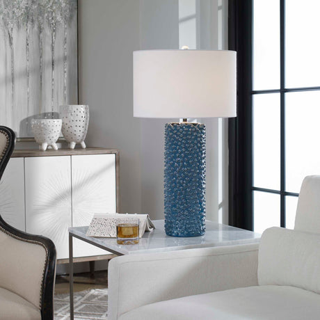 Ciji Table Lamp - Blue / White by Uttermost - View 2
