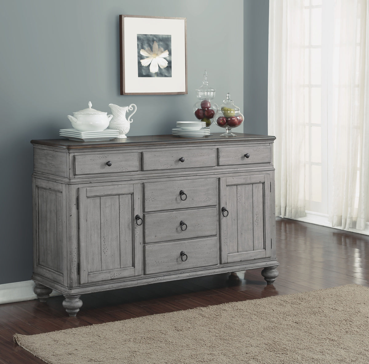 Plymouth Buffet - Gray | Flexsteel