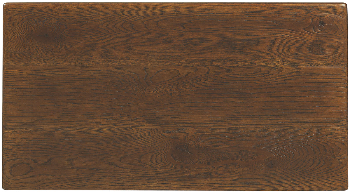Driftwood Three-Drawer Nightstand Medium Wood - Dark Brown by Hooker Furniture - View 3