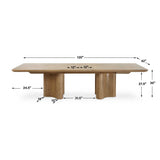 Cecelia Dining Table Oak - Light Brown by Uttermost - View 11