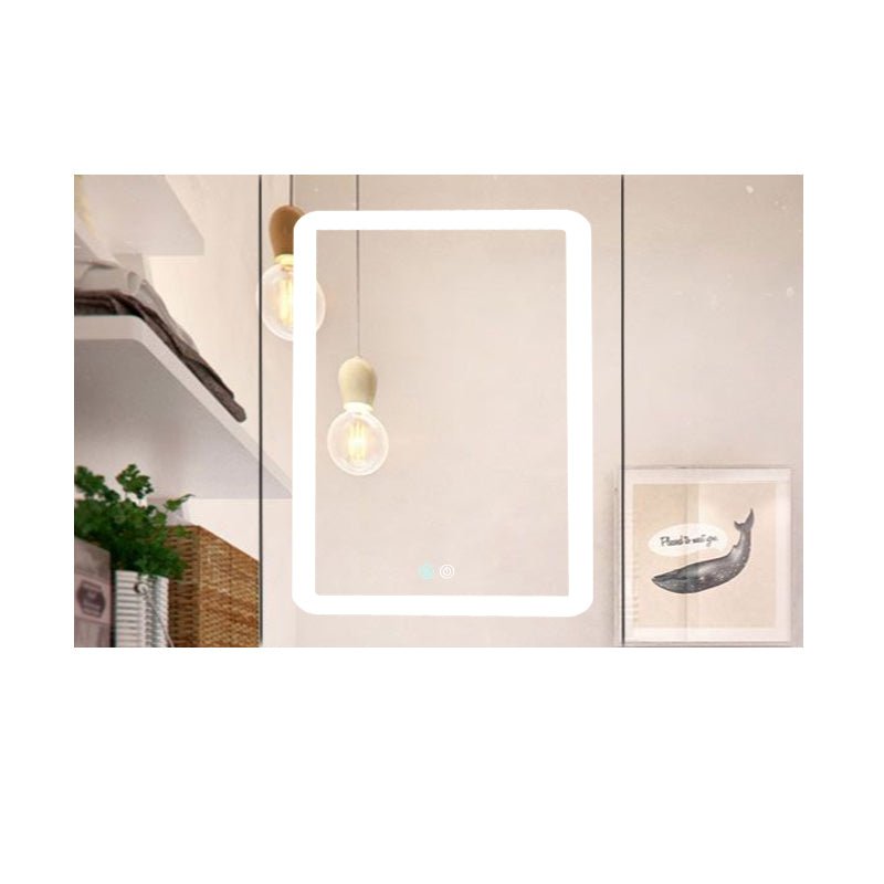 40x30 Inch LED Bathroom Medicine Cabinet Surface Mount Double Door Lighted Medicine Cabinet, Medicine Cabinets for Bathroom with Mirror Defogging, Dimmer Black - Bathroom Mirrors - W995S00052 - image - 19