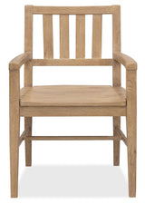 Driftwood Splatback Arm Chair (Set of 2) Buckboard - Light Brown by Hooker Furniture - View 4