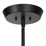 Hoi An 4 Light Geometric Chandelier - Black by Uttermost - View 10