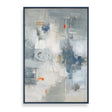 Blueprint Hand Painted Modern Art Black / Blue / Gold / Gray / Orange / White - Blue / Gray by Uttermost - View 1