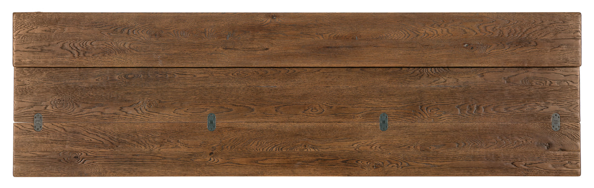 Driftwood Flip-Top Console Table Medium Wood - Dark Brown by Hooker Furniture - View 13